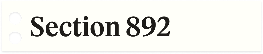 Section 892.