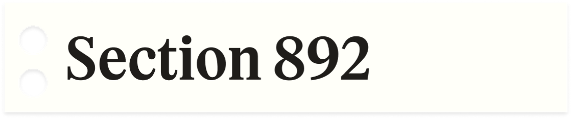 Section 892.