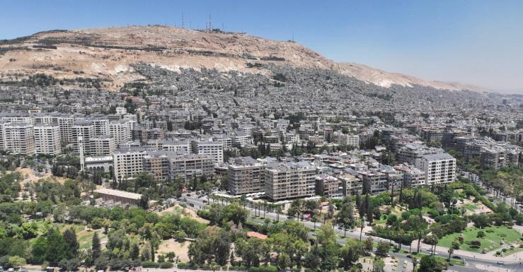 A view of Damascus.