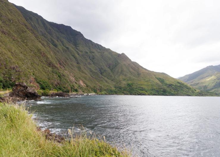 New Caledonia cliffside