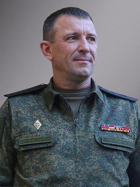 Major General Ivan Popov, who commanded Russia’s 58th Combined Arms Army, is seen in this image released on June 9, 2023. Russian Defence Ministry/Handout via REUTERS