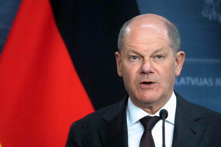 German Chancellor Olaf Scholz