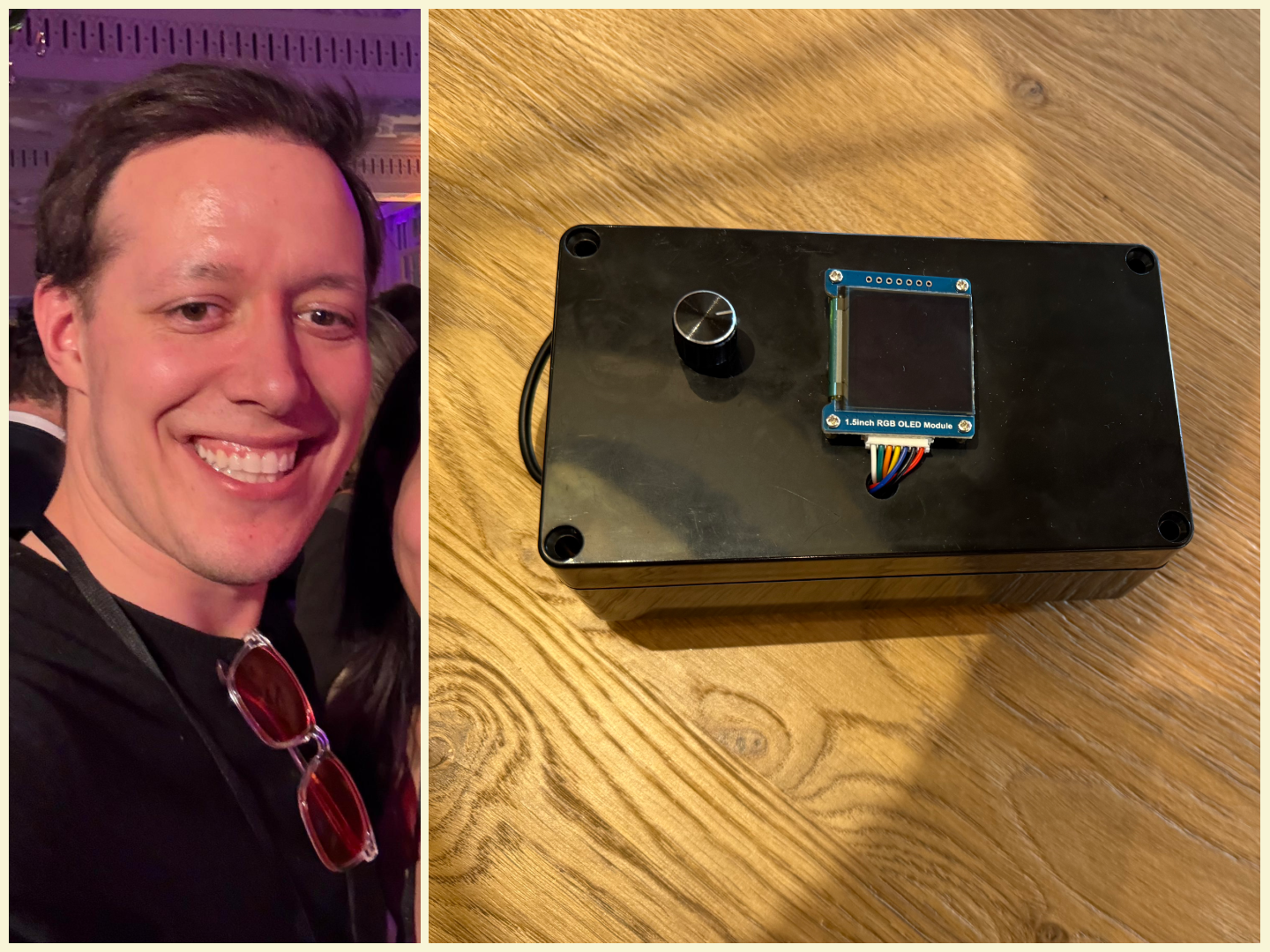 Sebastian Heyneman and his device