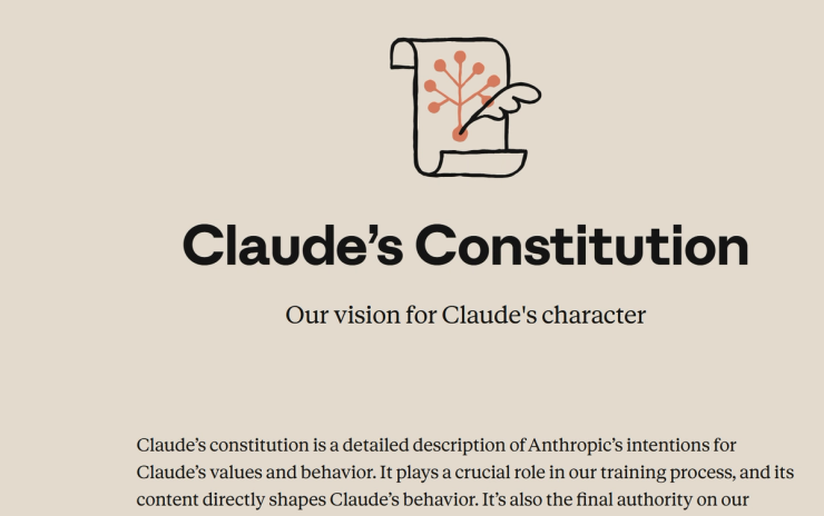 Claude’s “constitution”