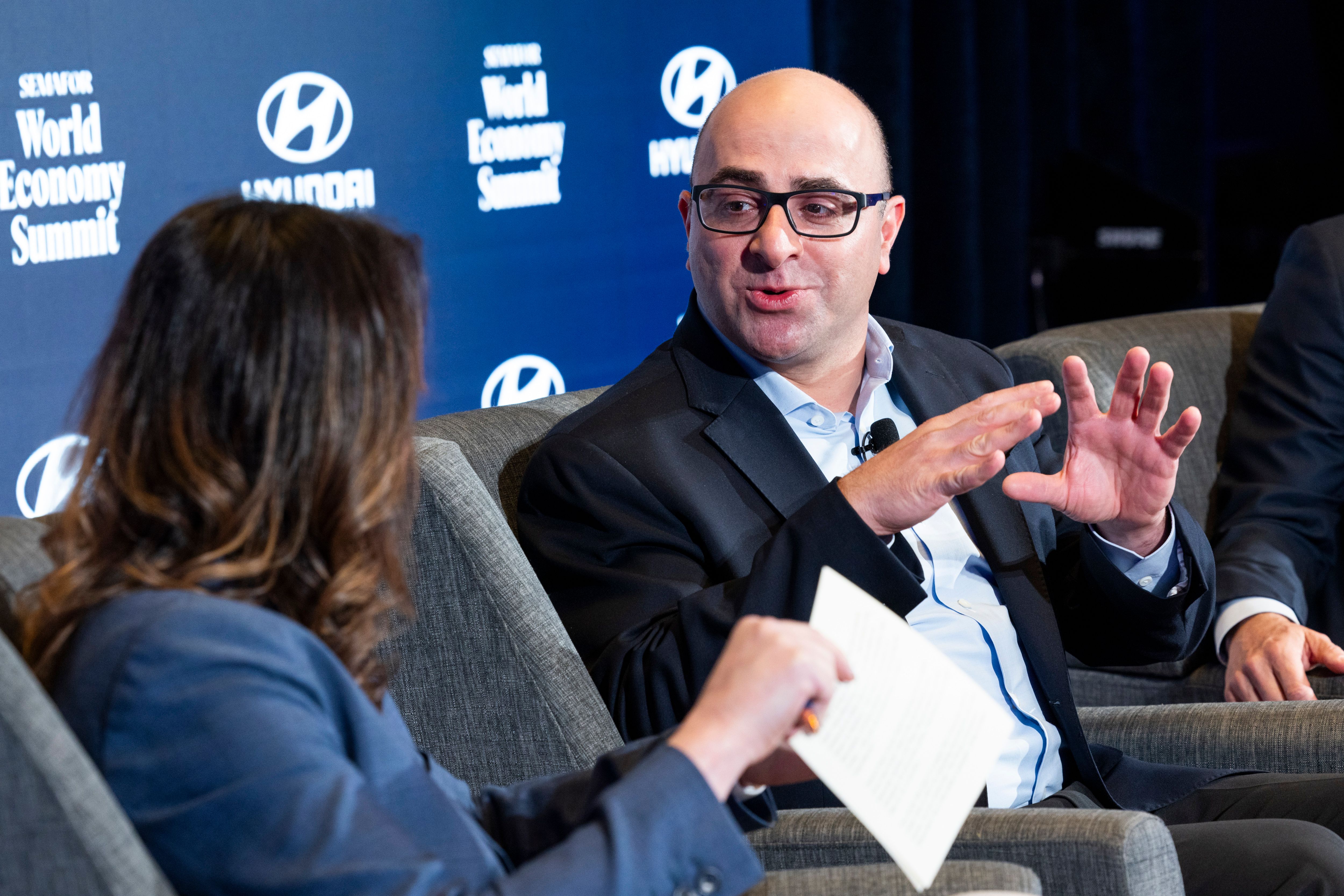 Mario Harik, CEO, XPO, speaking at Semafor&Atilde;&cent;&Acirc;&Acirc;s World Economy Summit 2025.