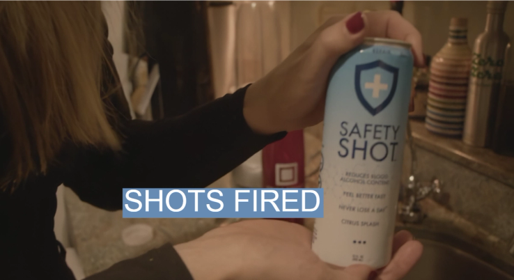 A still from the video portion of Hunterbrook Media’s report on Safety Shot.