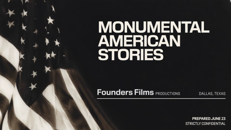 Screenshot from Founders Films deck