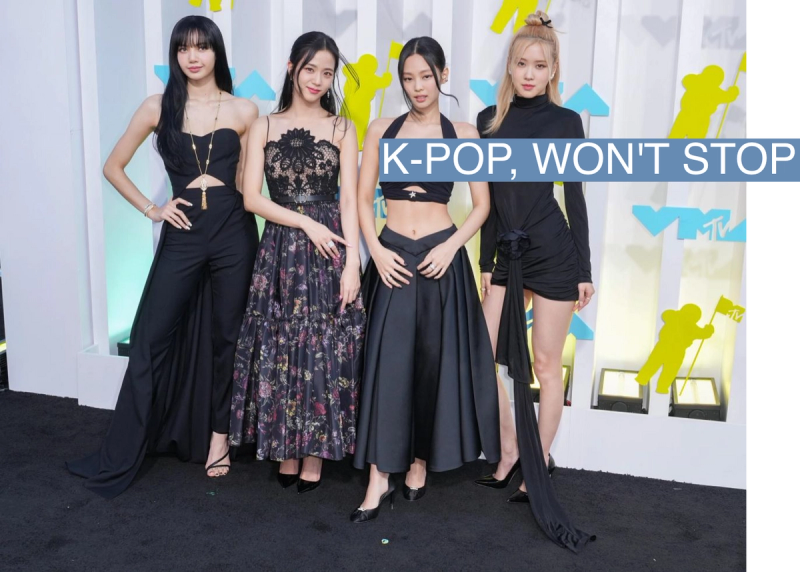Lisa, Jisoo, Jennie and Rosé of Blackpink attend the 2022 MTV Video Music Awards at Prudential Center on August 28, 2022.