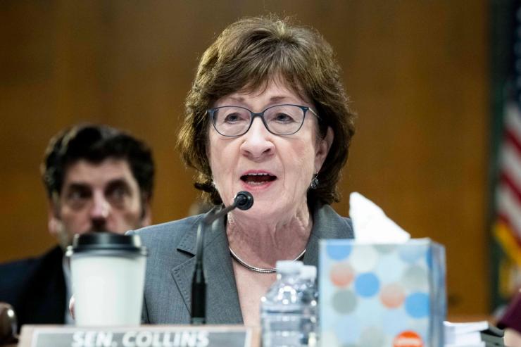 Senate Appropriations Chair Susan Collins, R-Maine