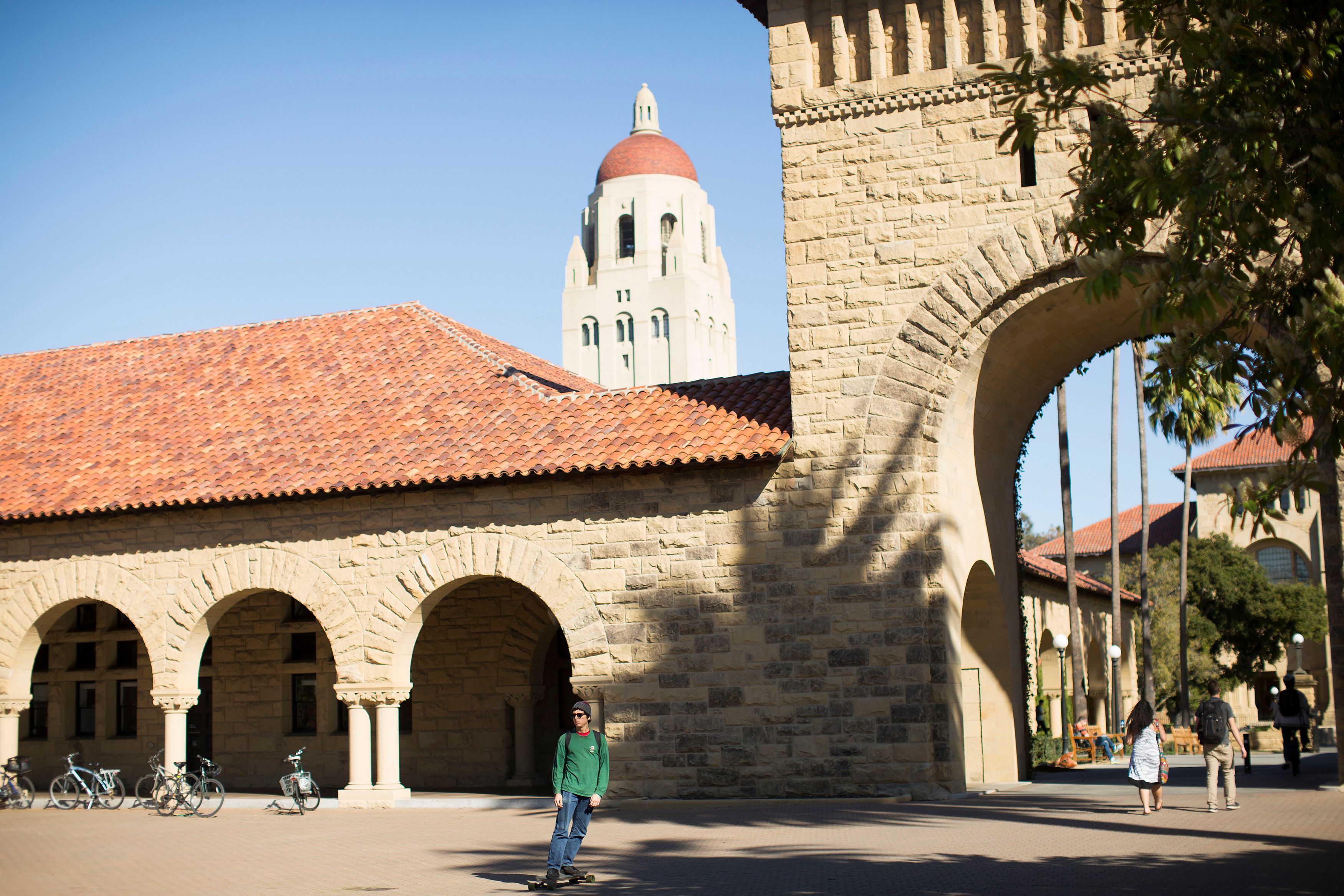 The Main Quad at Stanford University.