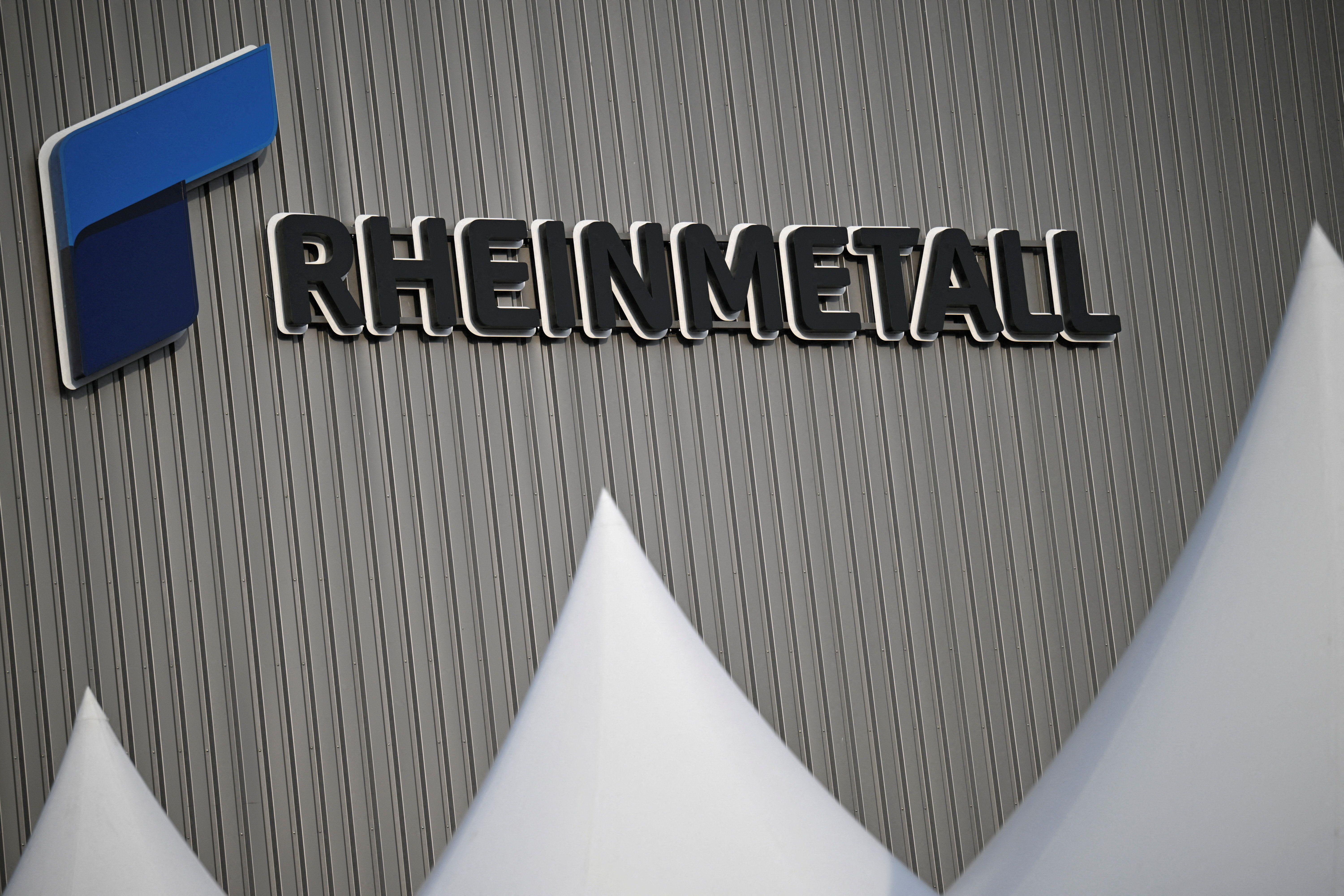 Logo of the ammunition maker Rheinmetall