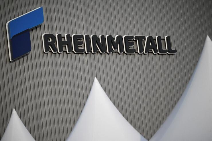 Logo of the ammunition maker Rheinmetall