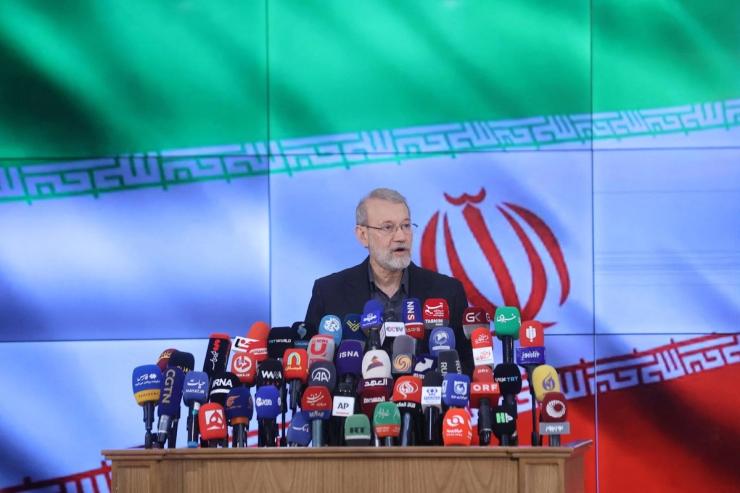 Ali Larijani. Majid Asgaripour/WANA/File photo via Reuters.