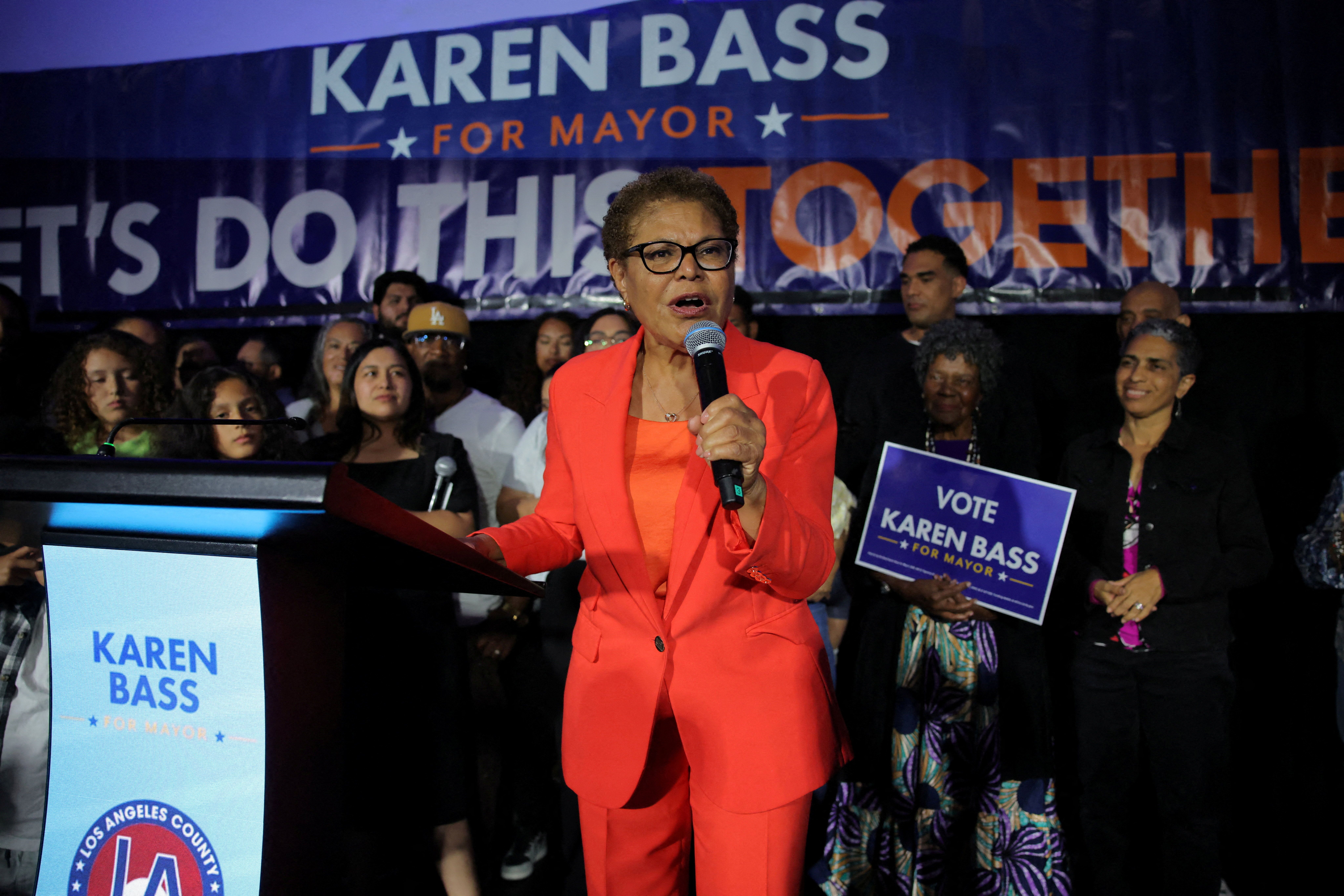 Los Angeles Mayor Karen Bass