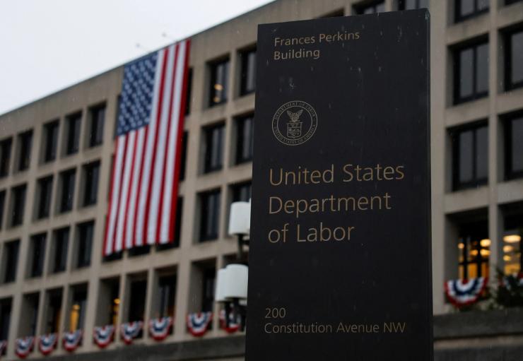 US Department of Labor headquarters in Washington DC