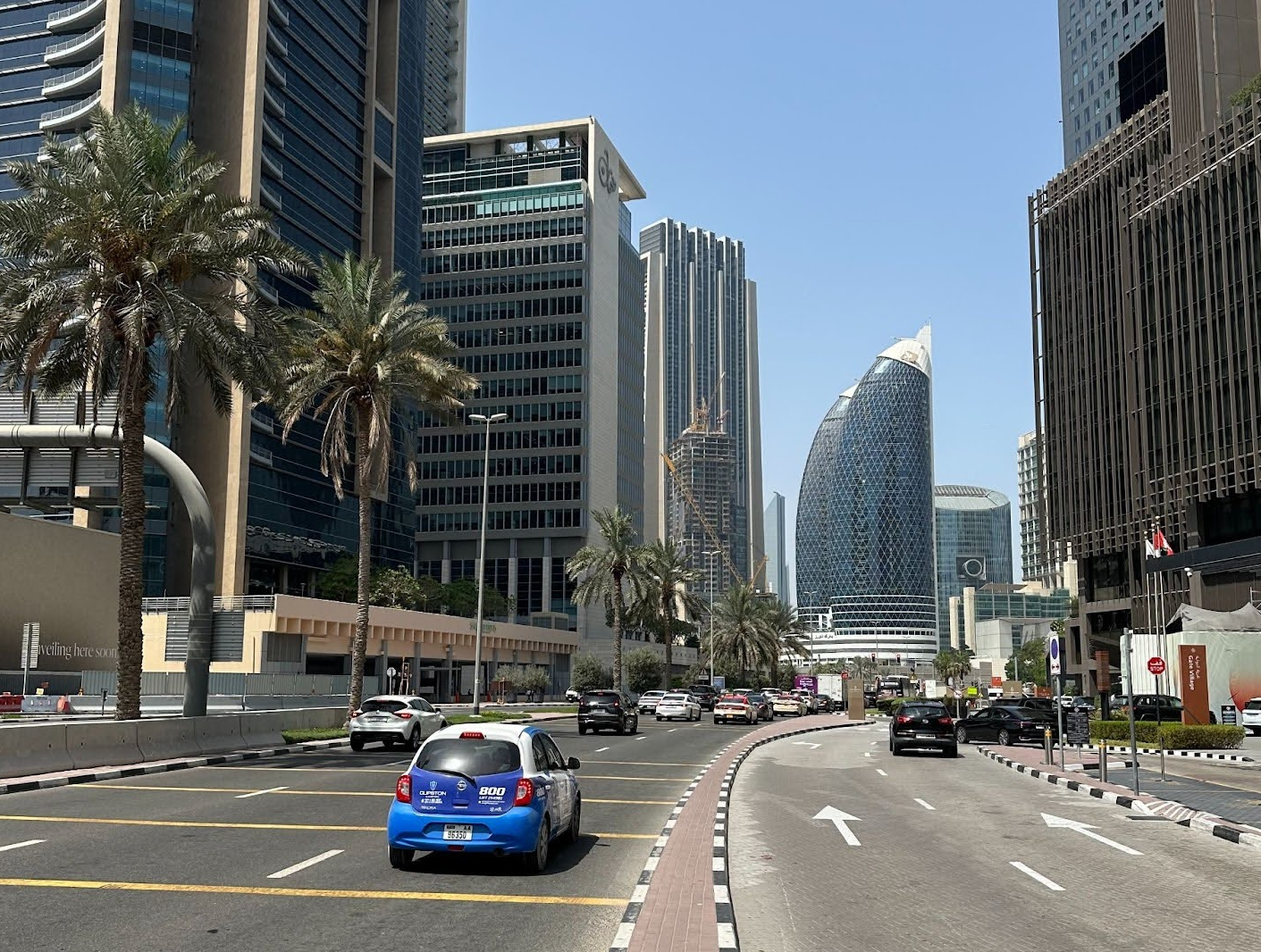 An image of Dubai’s DIFC financial center.