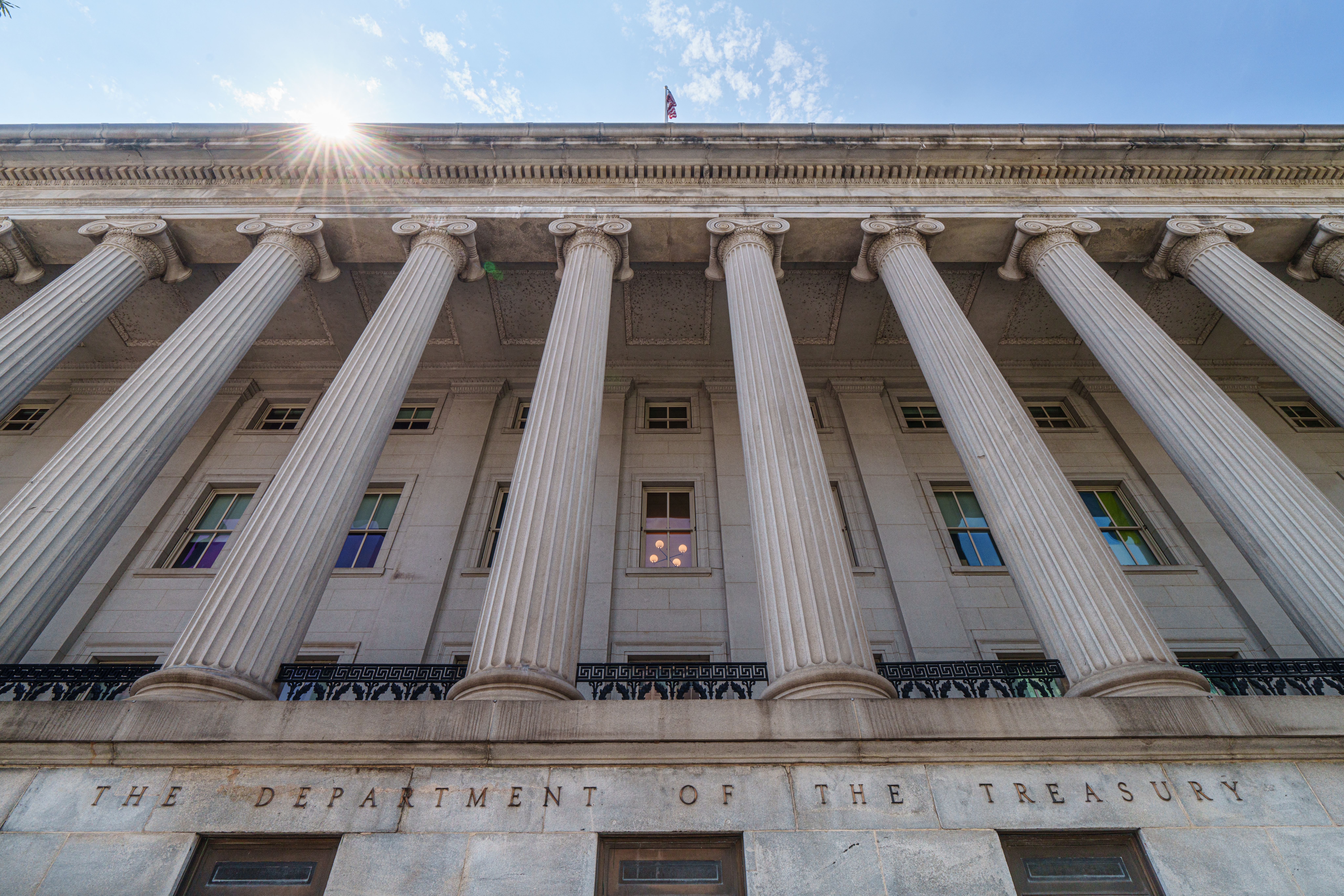 US Treasury Building.