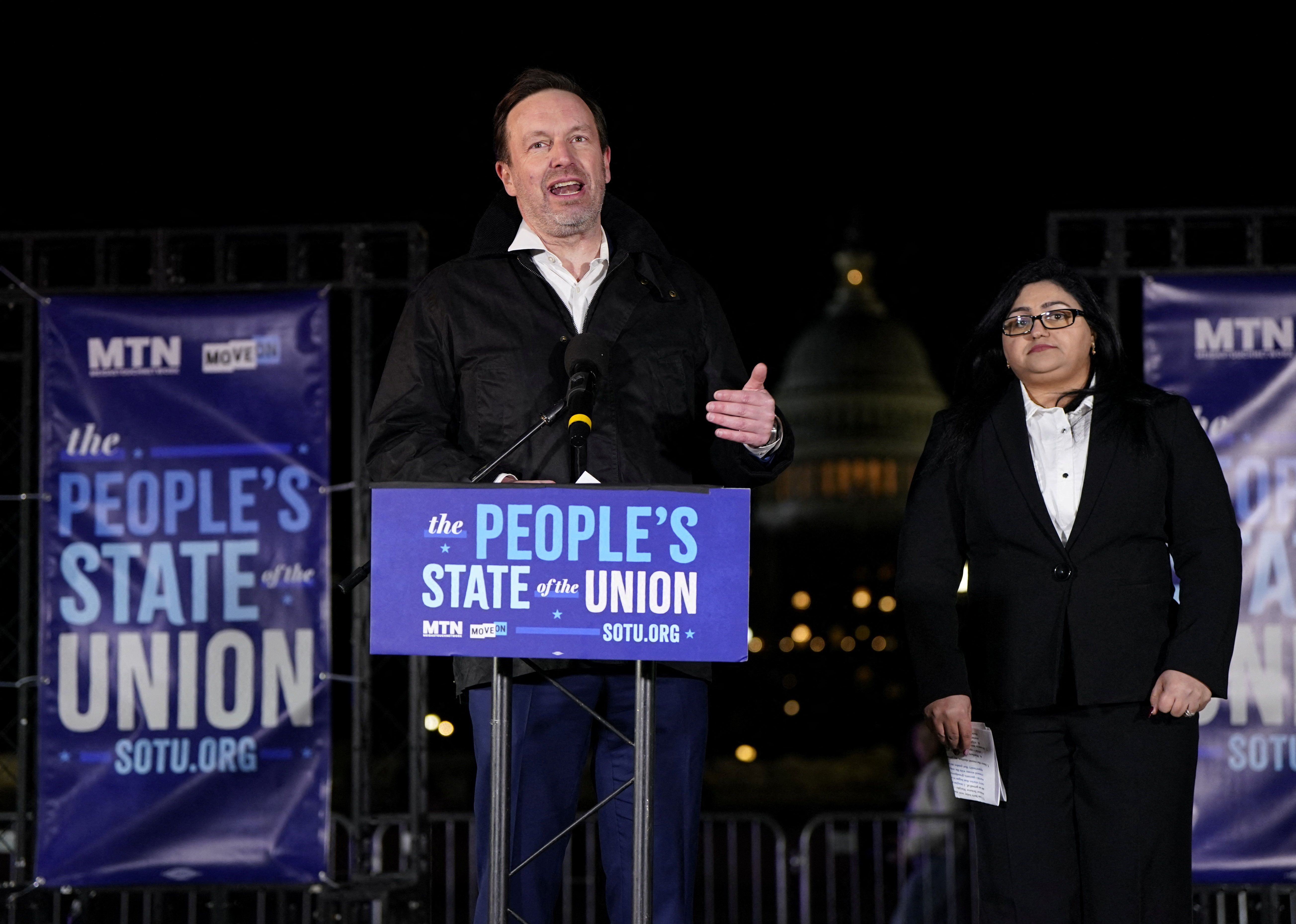 Chris Murphy at the “People’s State of the Union”