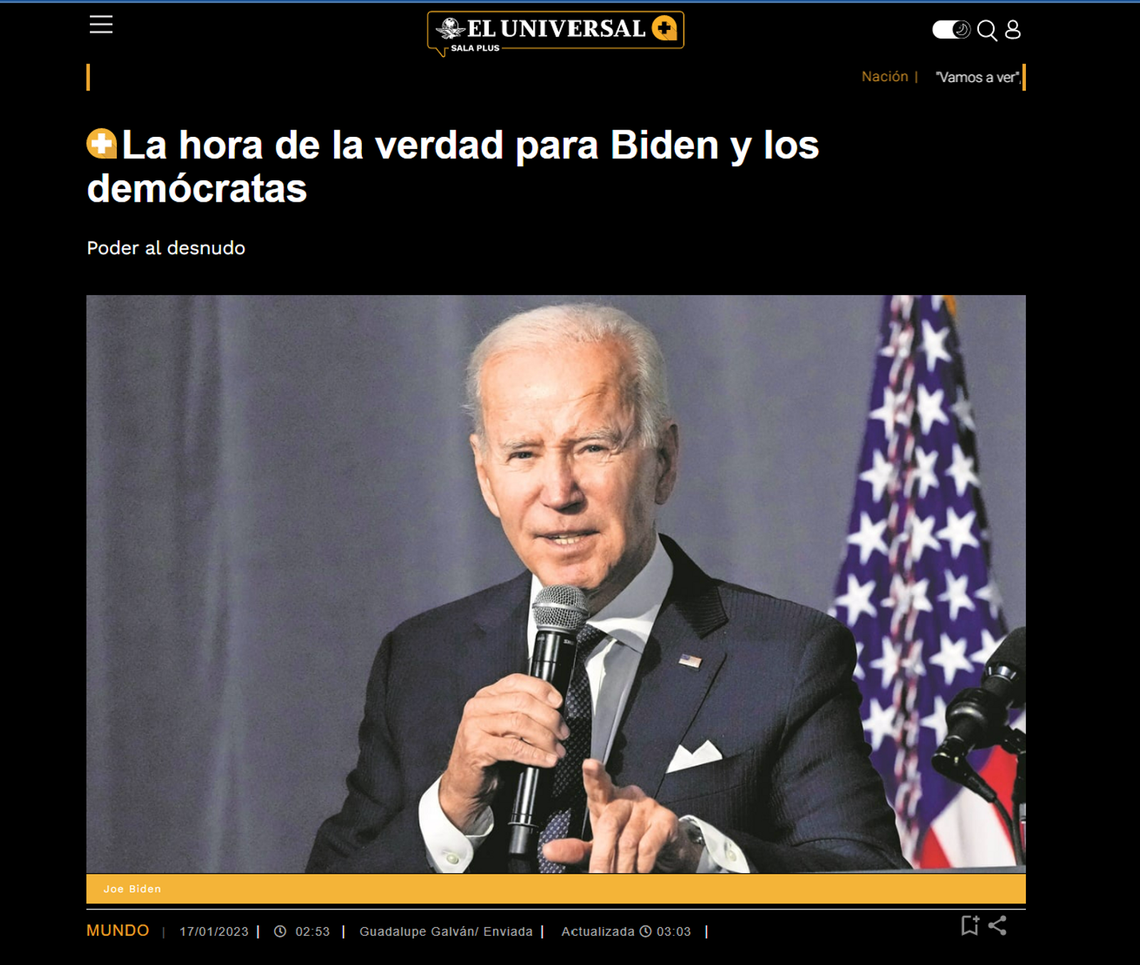 Biden scandal reaction