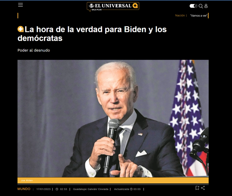 Biden scandal reaction