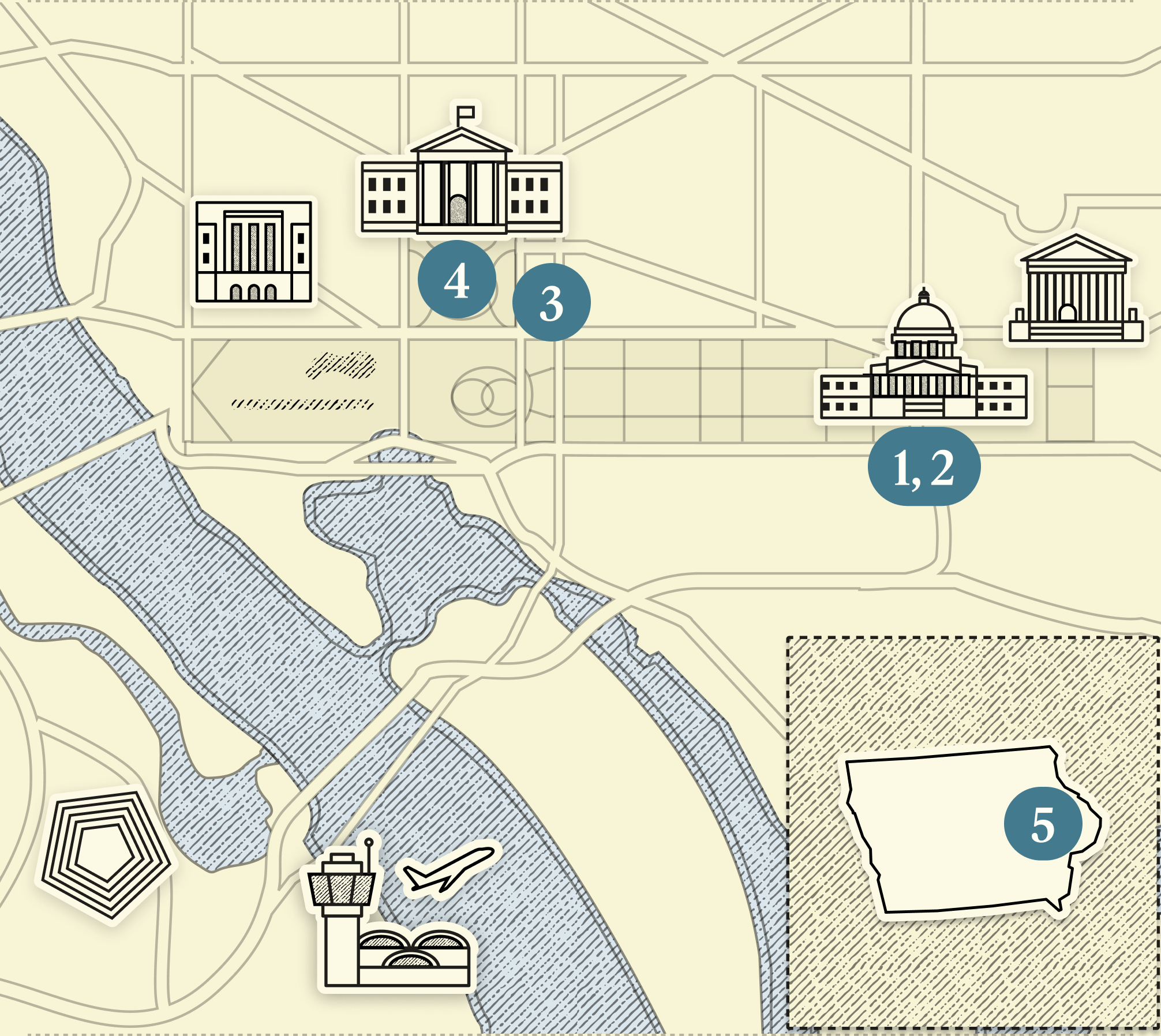 Map of Washington, DC