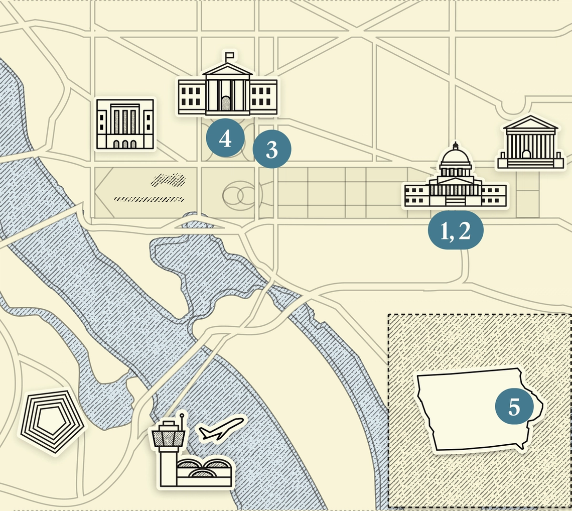 Map of Washington, DC