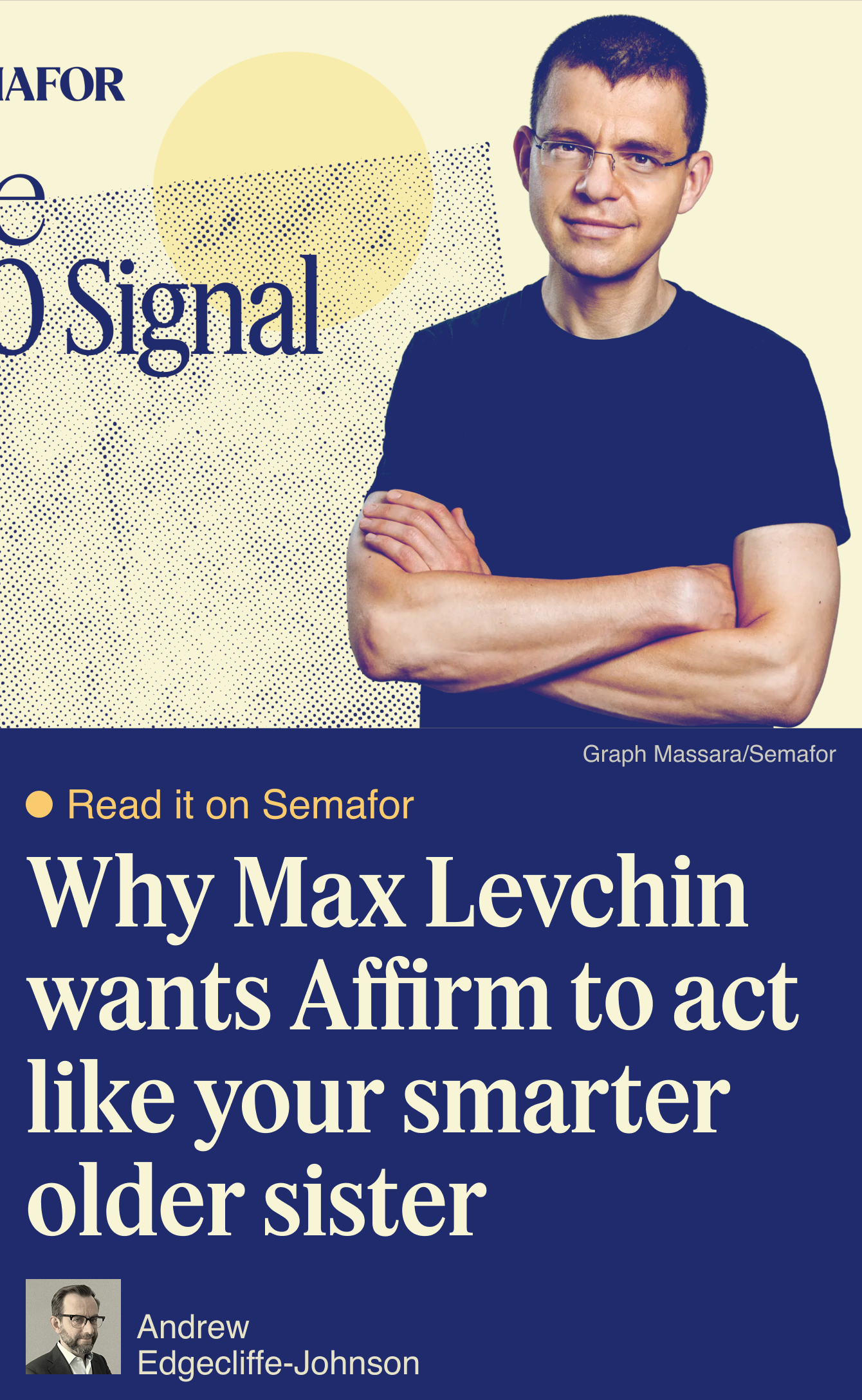 Why Max Levchin wants Affirm to act like your smarter older sister