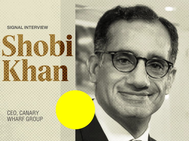 Canary Wharf CEO Shobi Khan