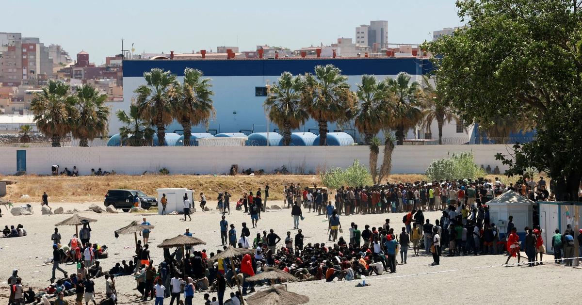 Migrant border crush spikes tensions in Spain