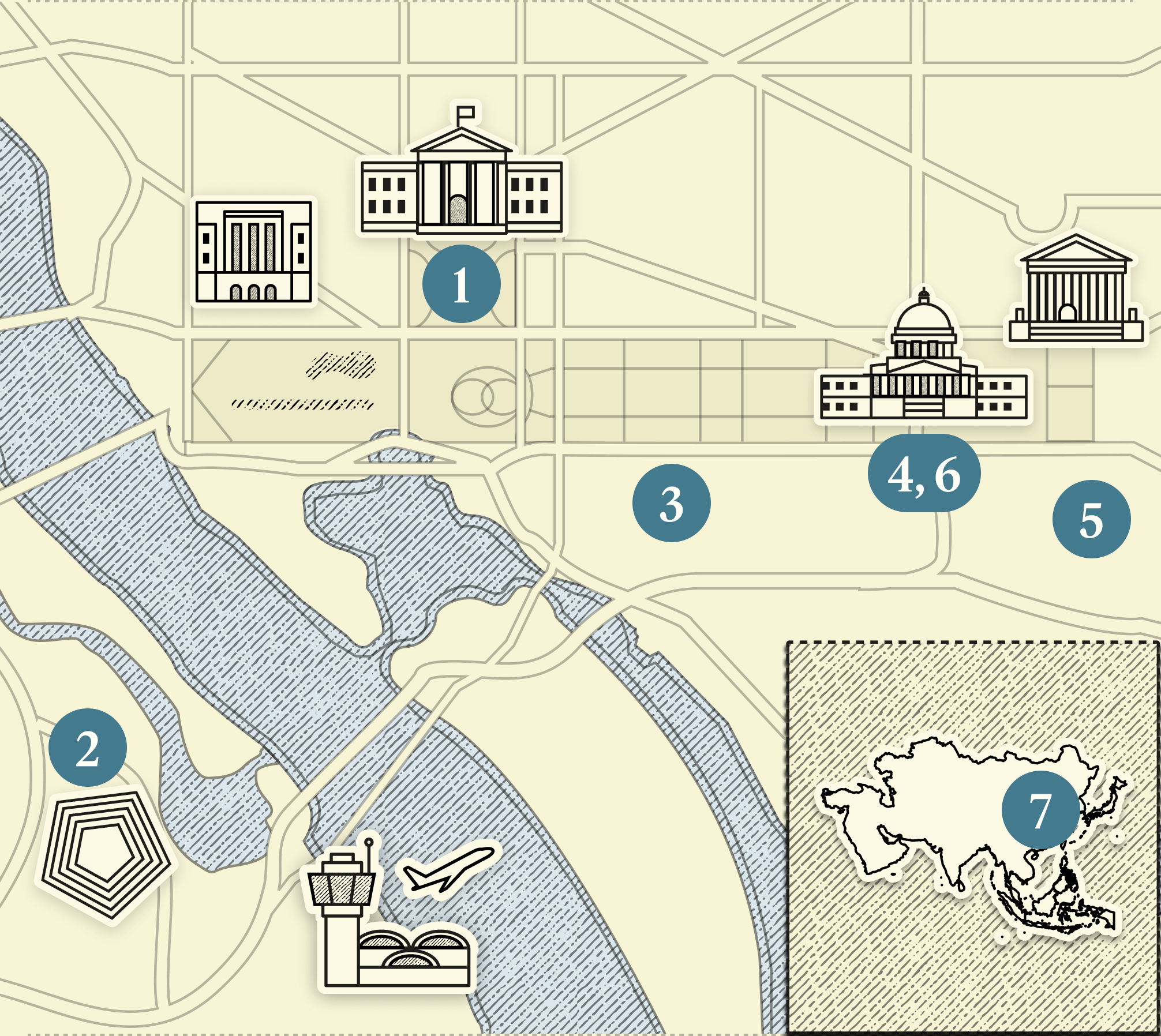 A map of DC.