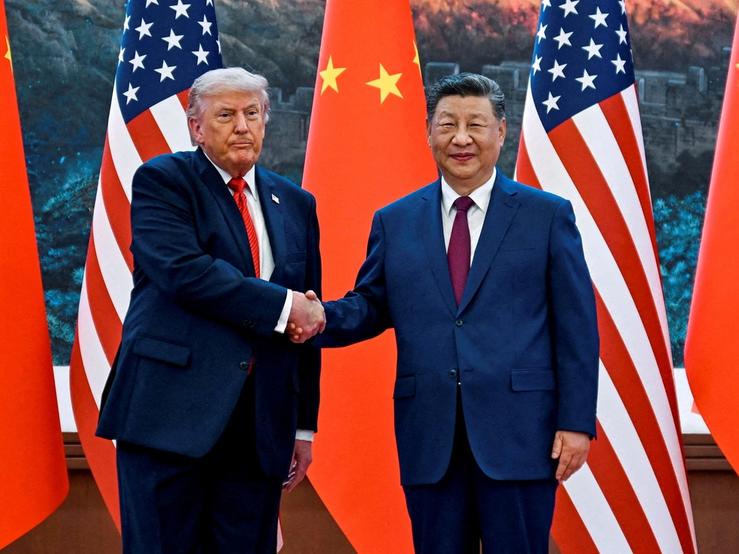 US President Donald Trump and the President of the People’s Republic of China Xi Jinping in May 2026.
