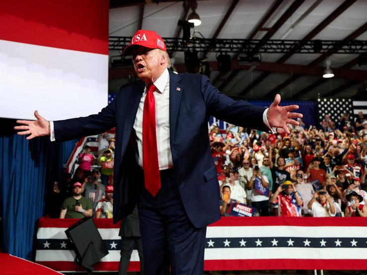 US President Donald Trump at a campaign rally in Sept. 2026.