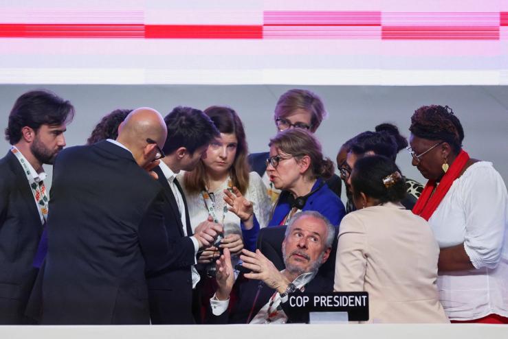 COP30 President Andre Correa do Lago at the COP30 plenary.