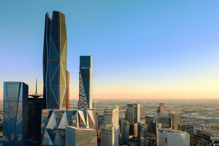 The PIF tower in Riyadh.