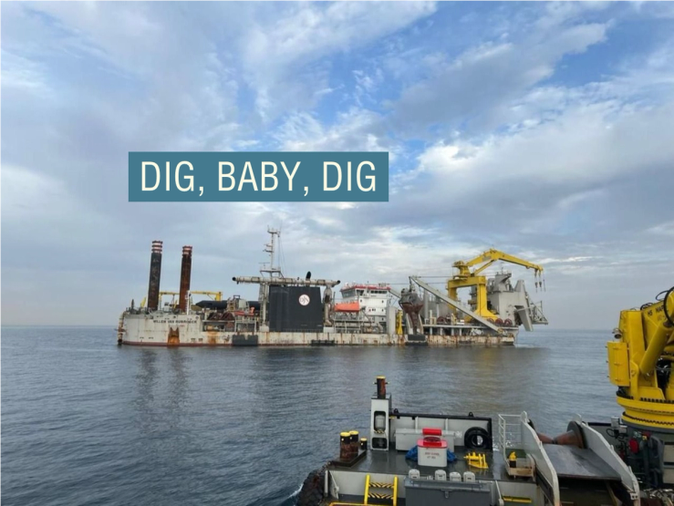 A dredger in Senegal.