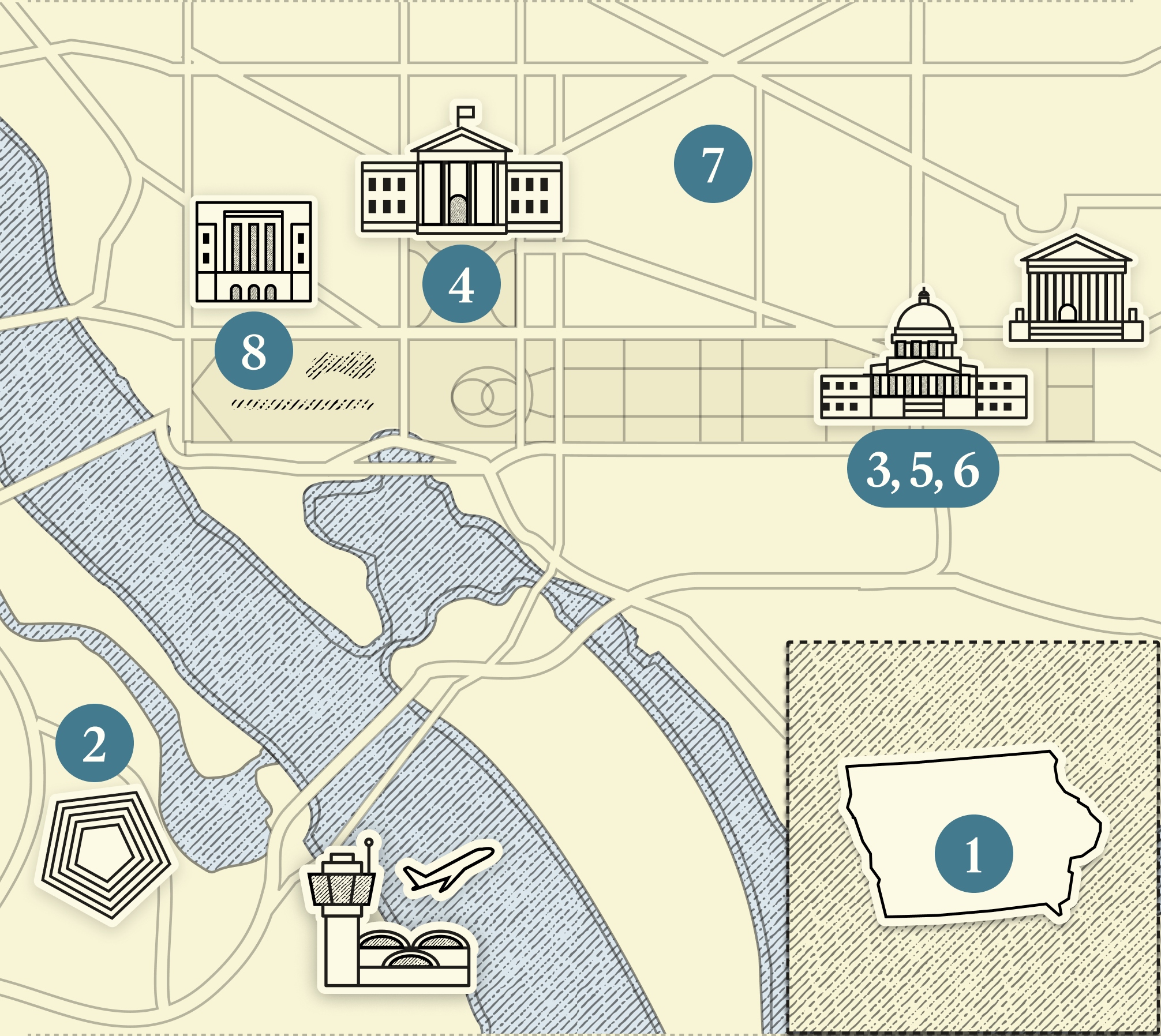 A map of DC.