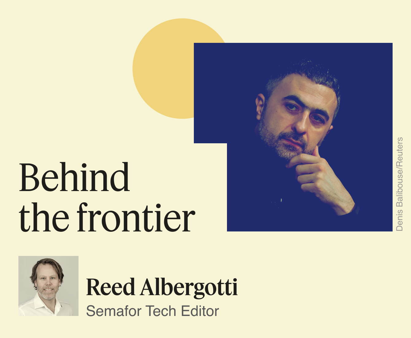 Behind the frontier.