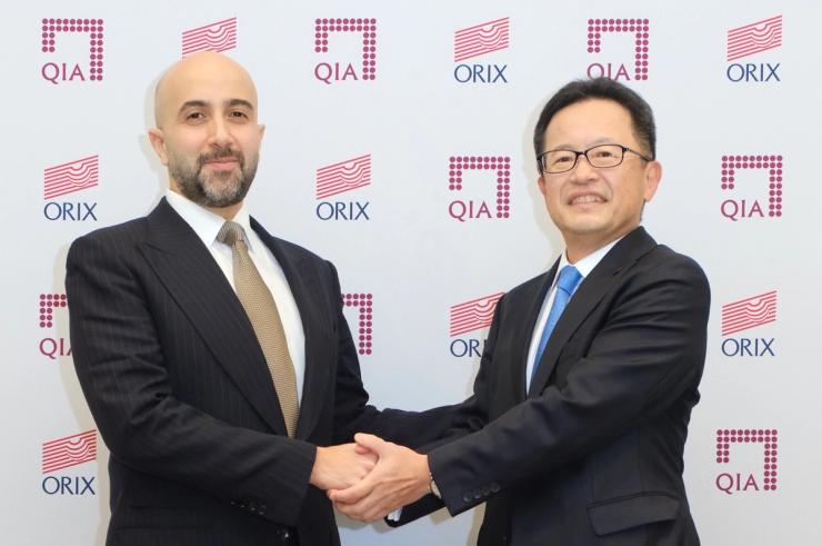 QIA’s Mohammed Al-Sowaidi and ORIX’s Makoto Inoue