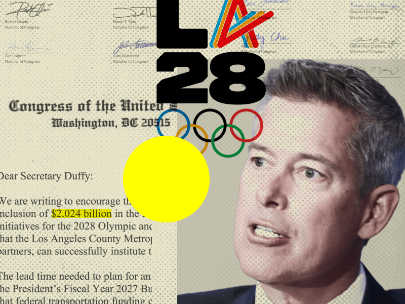 LA Olympics graphic