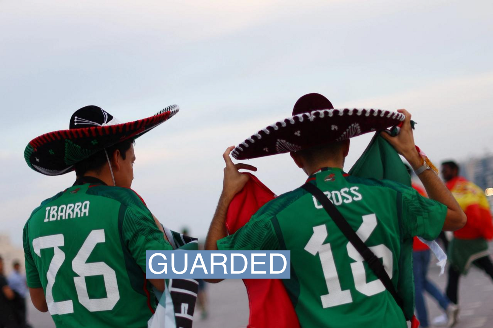 Mexico fans ahead of the World Cup in Qatar.