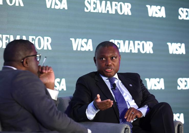Sim Tshabalala at Semafor’s World Economy Summit in 2024