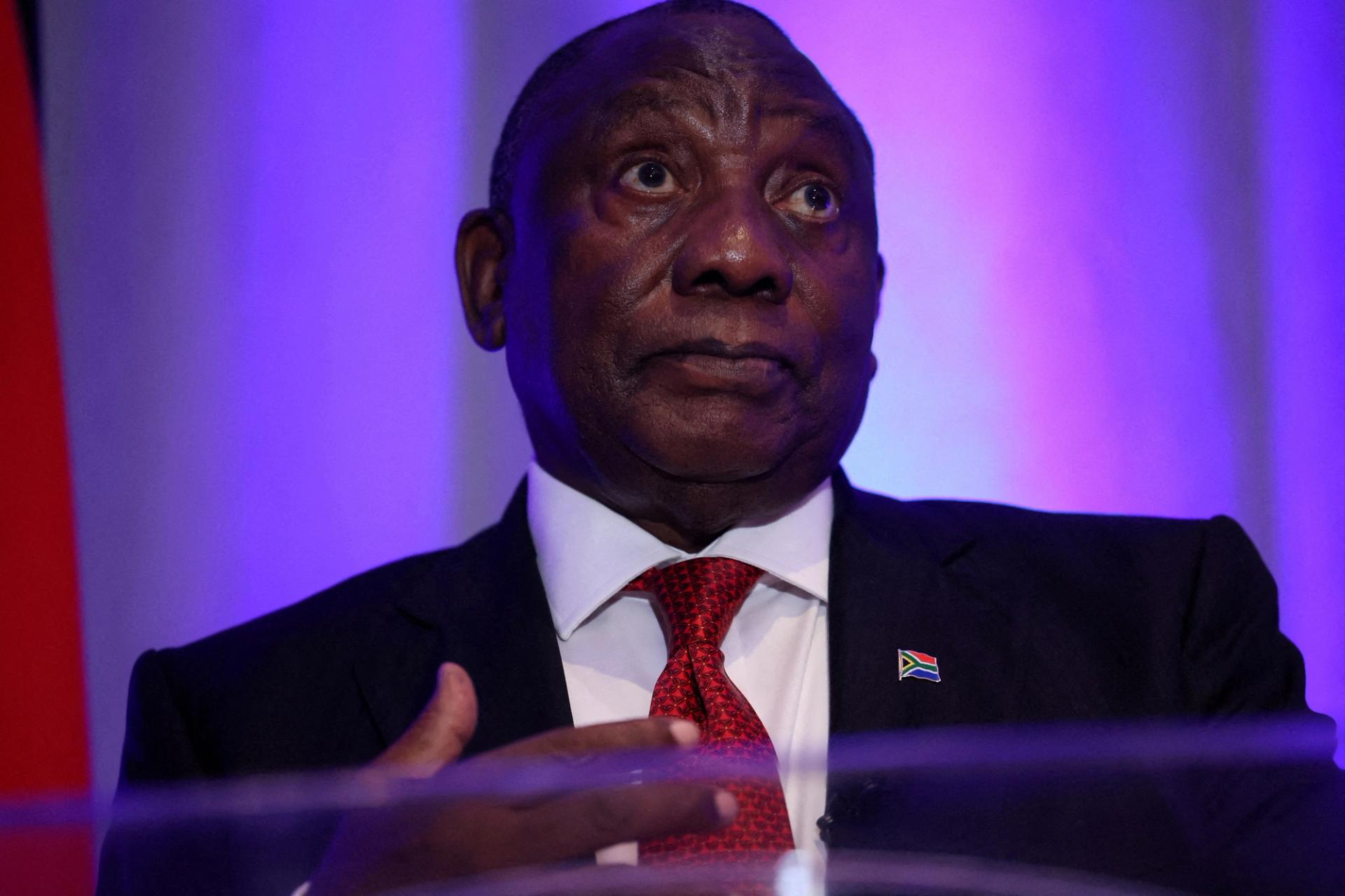 South African President Cyril Ramaphosa.