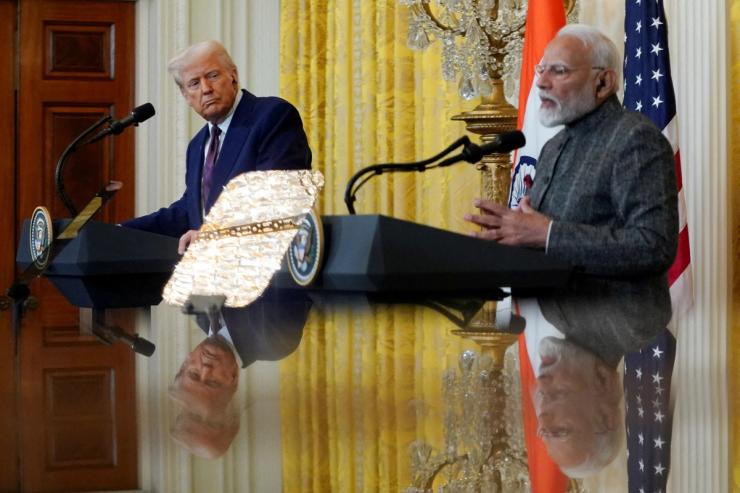 President Donald Trump and Indian Prime Minister Narendra Modi.