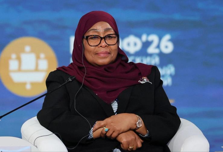 Tanzania’s President Samia Suluhu Hassan.