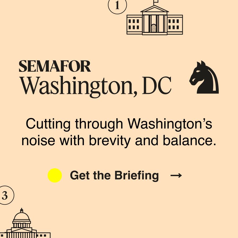 Semafor Washington DC graphic