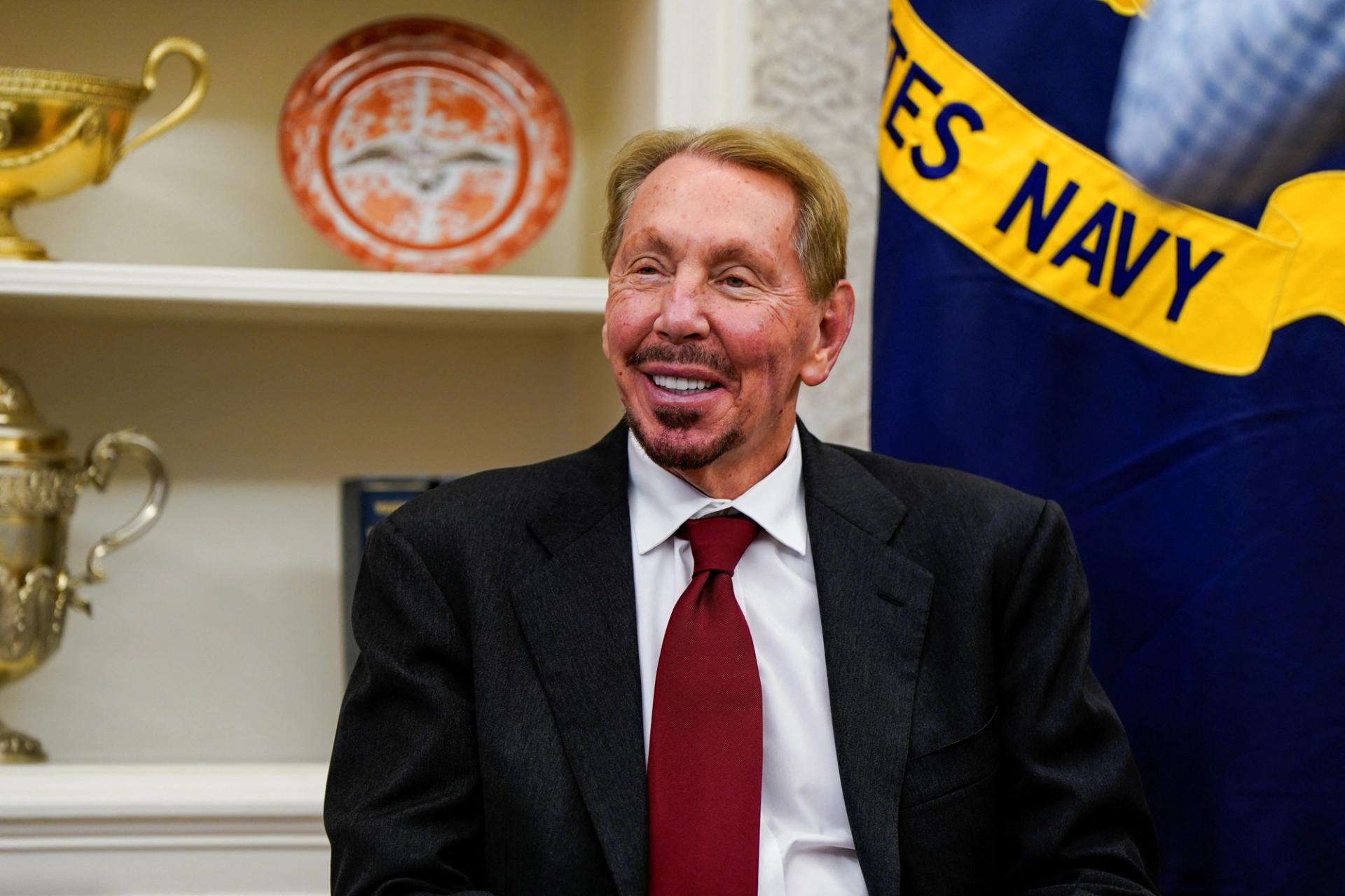 Larry Ellison in the White House.