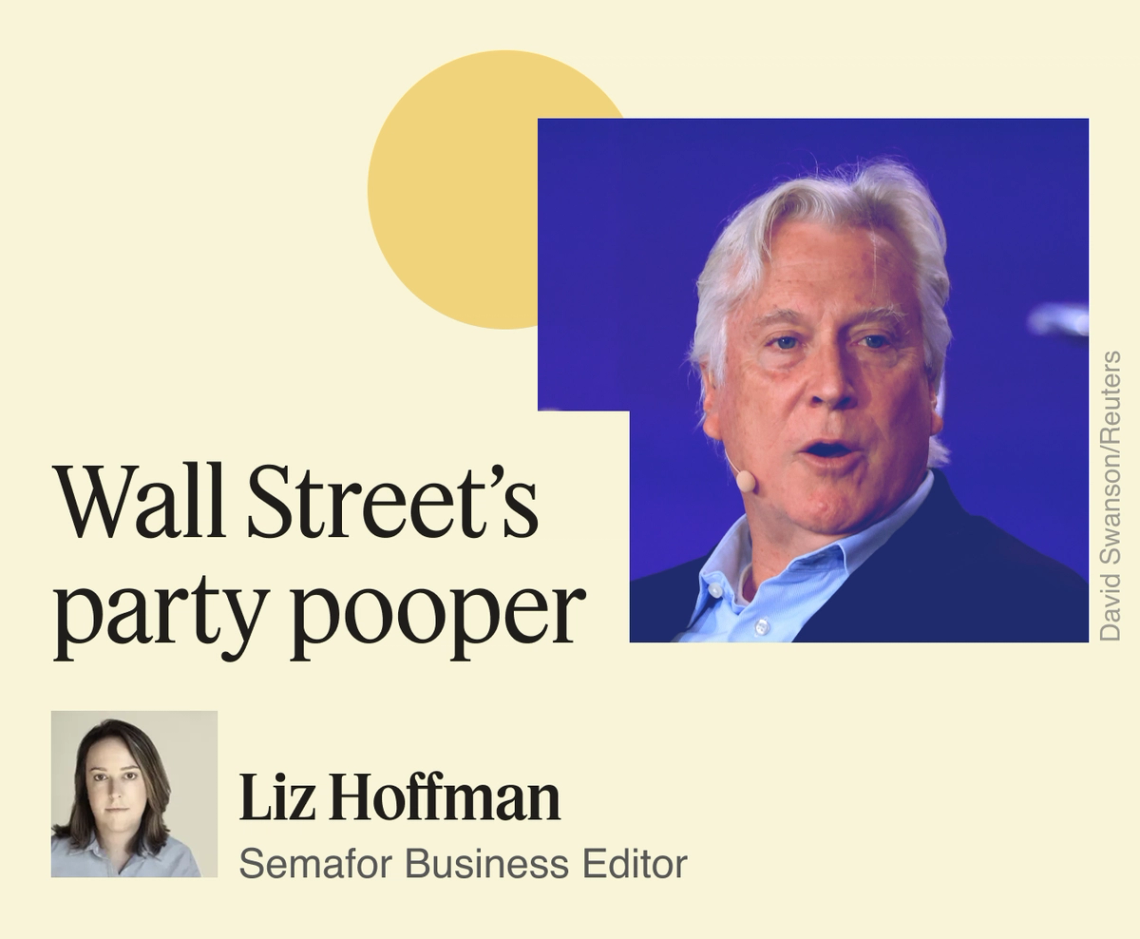 Wall Street’s party pooper.