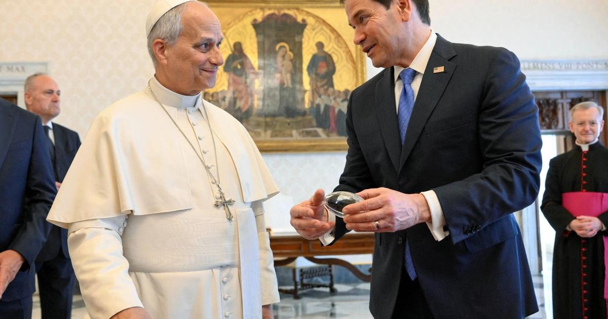 Rubio eases US-Vatican tensions in meeting with pope