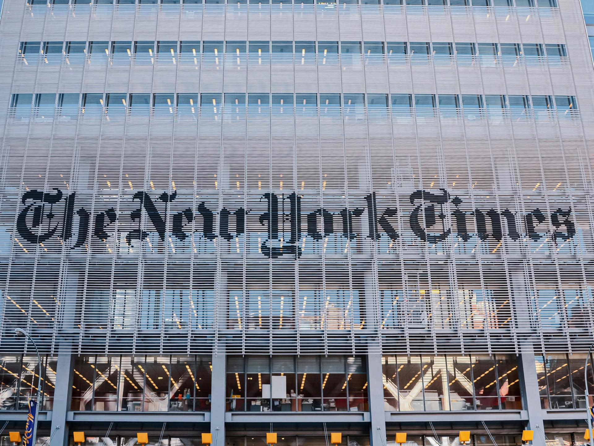 The New York Times building