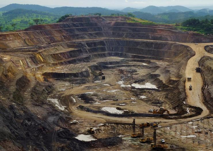 A copper mine in DRC.